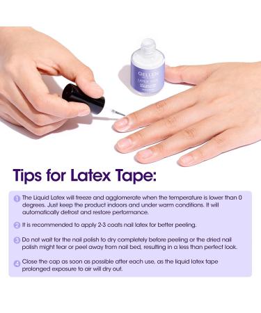 Gellen Gel Polish Remover Kit | Quick & Easy Nail Polish Removal No Damage | Manicure Tools & Latex Tape Included - Buy Online on GoSupps.com