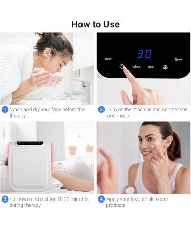 LED Light Therapy 7-in-1 Color Skin Treatment - Professional Photon SPA Beauty Equipment for Salon Use - Buy Online on GoSupps.com