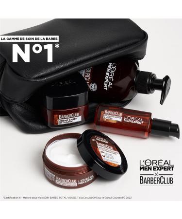 L'Or al Men Expert - Expert Routine Kit for Men - Beard & Face Care - With Cedarwood Essential Oil - For All Skin Types - BarberClub - 4 Products - Buy Online on GoSupps.com