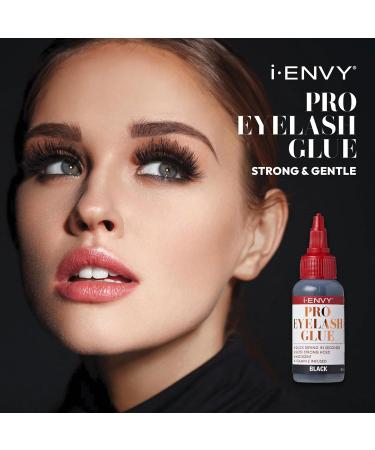 iENVY Pro Eyelash Glue 1PC - Super Strong Hold Waterproof & Long-Lasting Vitamin E Infused Lash Adhesive (40mL) - International Shipping Available - Buy Online on GoSupps.com