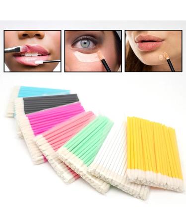 BOULTON Lip Brushes 100pcs - Disposable Lip Wands for Lips, Eyes, Concealer - Makeup Beauty Toolkit | White Lipstick Applicator Wand - Buy Online on GoSupps.com