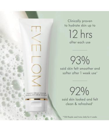 EVE LOM Foaming Cream Cleanser - Perfect for Daily Use Removes Waterproof Makeup Hydrating Gentle Formula for All Skin Types - 120 ml - Buy Online on GoSupps.com