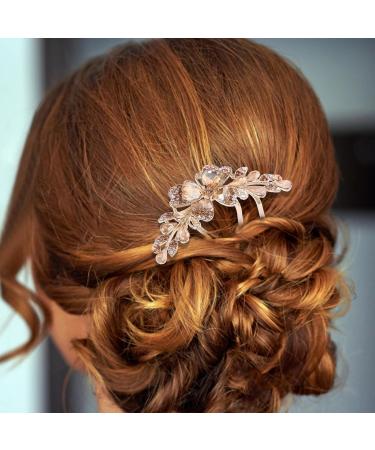 Beaupretty Hair Comb Hair Accessories for Women Rhinestone Hair Pin Rhinestone Hair Clips Hair Accessories for Girls Bride Hair Accessories Hair Side Comb Hairclips Hairpin Miss Hair up Metal - Buy Online on GoSupps.com