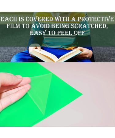 10-Piece Christmas Gel Filter Set - Transparent Green Correction Lighting 8.5x11 - Plastic Film Sheet for Gel Light Filters - Buy Online on GoSupps.com