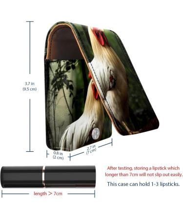Travel Lipstick Organizer Case - Portable Makeup Bag with Mirror | White Rooster E122n6olgj - Shop Internationally - Buy Online on GoSupps.com