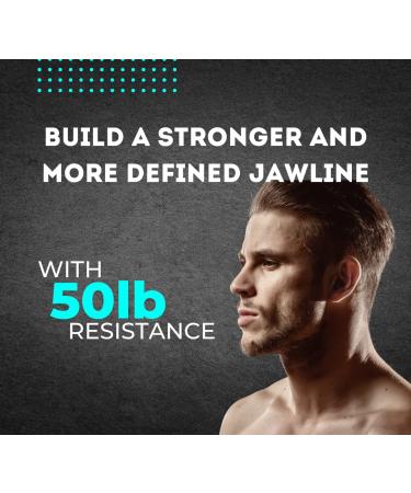 Jawline Exerciser for Men and Women - Face Slimmer, Neck and Jaw Exerciser, Double Chin Reducer, Sculptor - Silicone Facial Tool - Buy Online on GoSupps.com