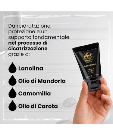  MUST MUST - Colored tattoo cream for aftercare and healing. Soothing and moisturizing it provides relief and regenerates the skin. Non-staining. Made in Italy. 100 ml - Buy Online on GoSupps.com
