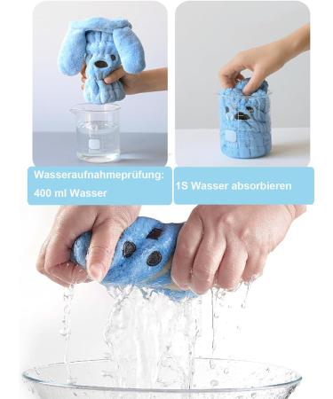 Buy Mufekum 2-Piece Hair Turbans - Quick-Drying Coral Fleece Towels for Kids | Water-Absorbing Bathing Caps - Buy Online on GoSupps.com