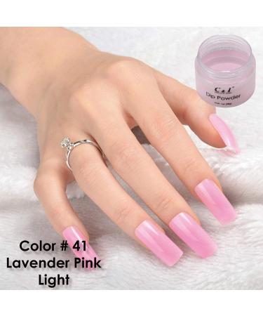 C & I Dipping Powder Color No.041 Lavender Pink - Light Purple Color System - Buy Online on GoSupps.com