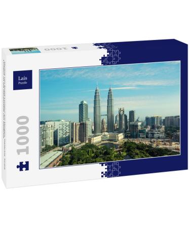 Lais Puzzle Skyline of Kuala Lumpur in the morning Malaysia Kuala Lumpur is the capital of Malaysia 1000 pieces