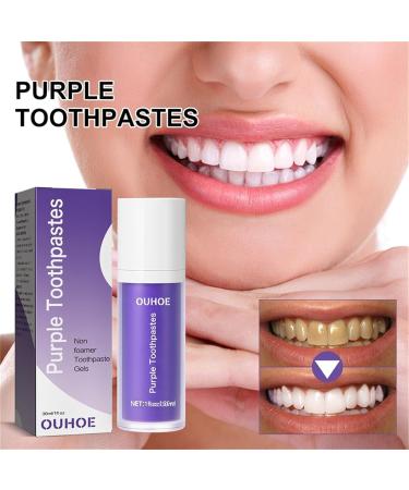 Color Corrector Purple Toothpaste for Whitening - Remove Years of Spots | 1PC - Buy Online on GoSupps.com