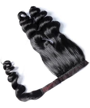 Human Hair Ponytail Hair Piece Loose Wave Human Hair Ponytail with Magic Paste Warp Around Wave Ponytail Extension for Black Women Natural Black Human Hair Ponytail Hairpieces Ponytail Hairpiece for 24inches 100g - Buy Online on GoSupps.com