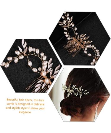 FOMIYES Piece Pearl Hair Comb Tiara Hair Pearls Wedding Hair Accessories for Brides Accessories for Women Pearl Hair Pin Pearl Hair Clip Hair Comb Clips Alloy Set Bridesmaid Mesh - Buy Online on GoSupps.com