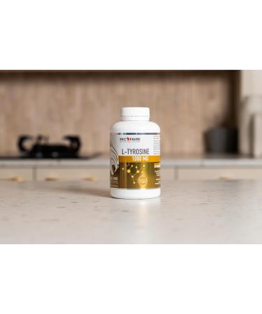 L-TYROSINE 100% Pure - 1000mg Performance and Muscle Energy Precursor of 3 Neurotransmitters - 60 Vegetable Capsules - Eric Favre - Buy Online on GoSupps.com