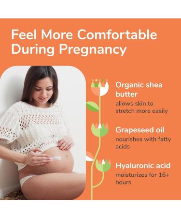 LittleBloom Stretch Mark Cream for Pregnancy - 120mL Shea Butter, Vitamin C+E, Anti Stretch Mark Cream - Belly & Tummy Butter for Pregnancy Care - Buy Online on GoSupps.com