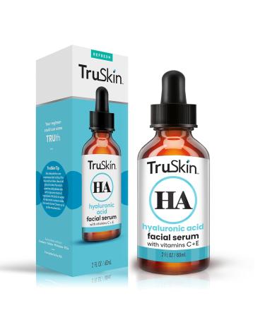 TruSkin Hyaluronic Acid Serum for Face - Ultra Hydrating & Moisturizing Serum with 7 Key Ingredients - Best for Plumping & Smoothing Fine Lines - 2 fl oz - Buy Online on GoSupps.com