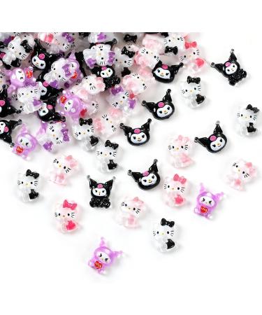 3D Hello Kitty Nail Charms 77Pcs Cartoon Kitty Cat Nail Art Charms Kawaii Nail Decorations for Nail Art Supplies 3D Cute Nail Gems Nail Charms Nail Decorations for Nail Art - Buy Online on GoSupps.com
