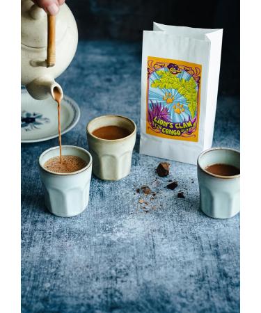 Ceremonial Cacao from Congo 100% organic keto gluten-free and vegan option: hot chocolate blend. Experience of black cocoa sugar-free aphrodisiac chocolate. (200g) Chocolate 200g - Buy Online on GoSupps.com