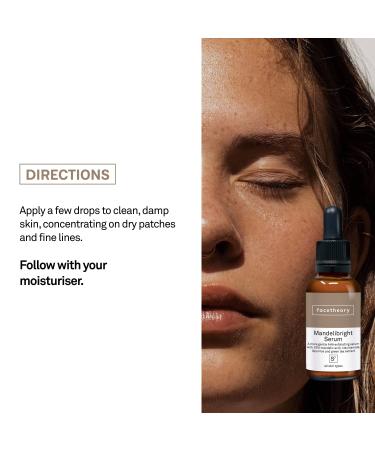 facetheory Mandelibright Serum S7 - Mandelic Acid Serum with Green Tea and Niacinamide | 1.0 fl oz - Buy Online on GoSupps.com