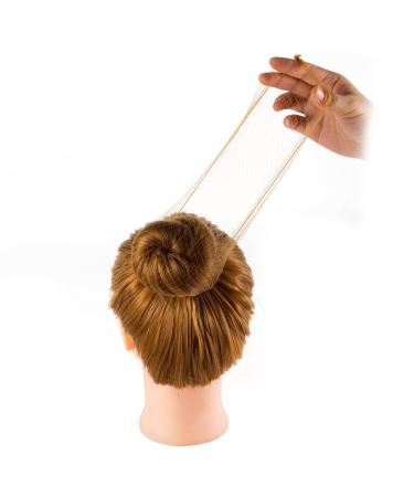 Deoot 20 Pcs Reusable Hair Nets for Women Girls Ballet Bun - Light Coffee | Elastic Edge Mesh - Buy Online on GoSupps.com