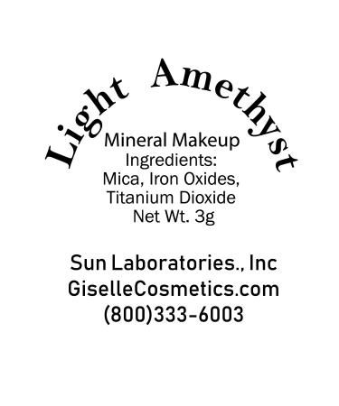 Giselle Cosmetics Organic Mineral Loose Powder Eyeshadow - Light Amethyst (3g) - Buy Online on GoSupps.com