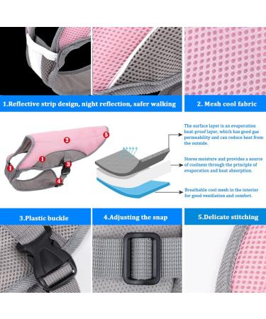 TVMall Dog Cooling Vest - Stylish Mesh Jacket for Summer | Adjustable & Reflective Stripes for All Dog Sizes - Buy Online on GoSupps.com
