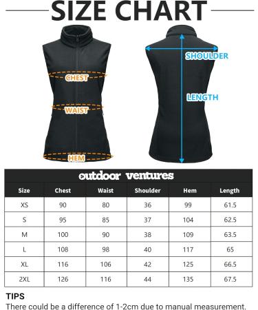 Buy Women's Outdoor Fleece Vest - Soft Sleeveless Jacket with Zip Pockets | Sport Running Spring Autumn Vest in Black | XL Size Available - Buy Online on GoSupps.com