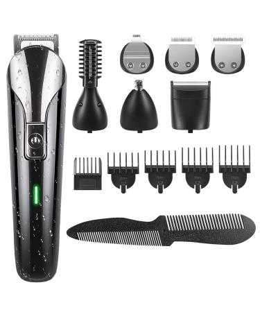 All-in-One Trimmer for Men with Beard Trimmer Ear & Nose Trimmer Hair Clippers Ultra-Sharp Blade Washable