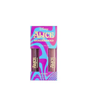 Shop Sigma Beauty & Disney Alice in Wonderland Lip Set - Hydrating Vegan Cruelty-Free Gloss & Creme - Buy Online on GoSupps.com
