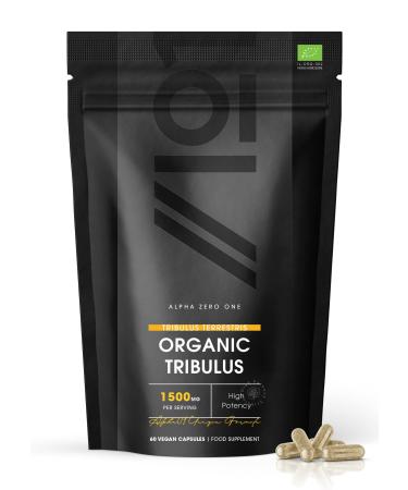 Organic Tribulus 1500mg - 60 Capsules by Alpha01 1 count (Pack of 60) - Buy Online on GoSupps.com