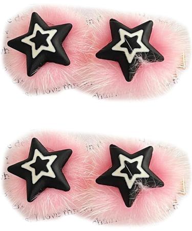 Braids Hair Clip For Hot Girls Plush Star Hair Barrettes Plush Ponytail Bangs Hair Barrettes For Teens Girls Hair Clip - Buy Online on GoSupps.com