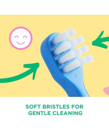 Buy GUM Baby Toothbrush | Soft Bristles & Extra Small Head | Ideal for 0-2 Years | Longer Handle | International Shipping Available - Buy Online on GoSupps.com