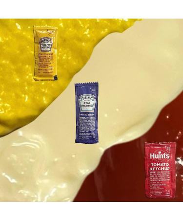 TSHomeGoods Ketchup Mustard Mayo Packets - Perfect for Travel, Everyday Use, Restaurants, and Parties (150 Pack) - Buy Online on GoSupps.com