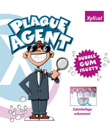 Miradent Plaque Agent Dental Rinse 250ml | Bubble Gum Taste | Plaque Control for Children | Erythrosine & Alcohol-Free Ready to Use - Buy Online on GoSupps.com