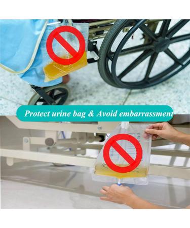 Urine Drainage Bag Holder for Dialysis & Incontinence - Adjustable Strap & Catheter Pipe Cover - Buy Online on GoSupps.com