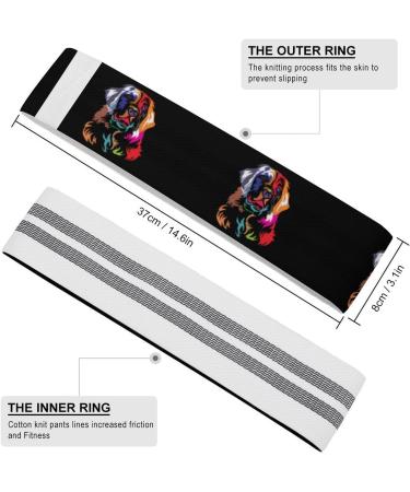 Shop Colorful Bernese Mountain Dog Yoga Workout Bands | Comfort Leg & Booty Resistance Straps for Physical Therapy - Buy Online on GoSupps.com