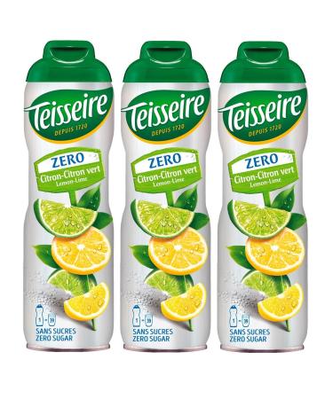 Pack of 3 syrups without sugar lime lime