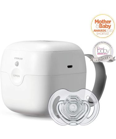 Nuby UV Dummy Steriliser No Water Chemicals Cooling or Drying Required. Kills 99.9% of Germs 2021 Version - Buy Online on GoSupps.com