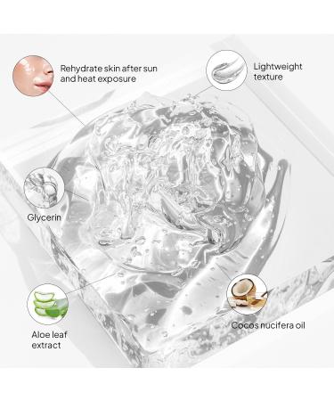 COBA S DAUGHTER Organic Aloe Gel - 99% Pure Coconut Scented Relief for Itchy Skin & Sunburn | Hydrates Face & Body | 10.6 oz - Buy Online on GoSupps.com