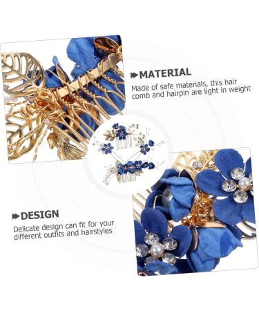 Garneck 1 Set Hair Accessories for Wedding Hair Accessories Bridal Hair Accessories Bridal Pearl Hair Accessories Flower Hair Combs Rhinestone Flower Hair Comb Hair Comb for Women - Buy Online on GoSupps.com