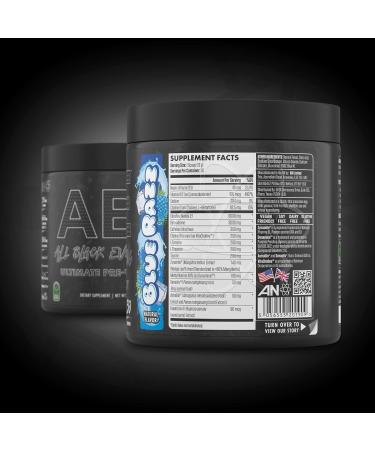 All Black Everything Pre-Workout Powder | Preworkout Energy Drink Mix | 350mg Caffeine | Beta Alanine & Citrulline | Energy Supplement for Men & Women | Baddy Berry | 30 Servings - Buy Online on GoSupps.com