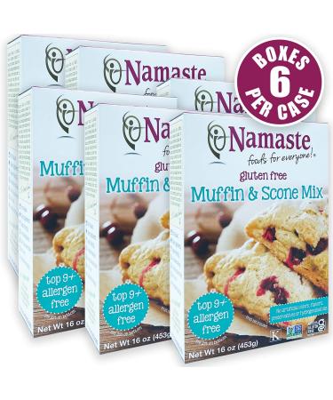 Namaste Foods  Gluten Free Muffin Mix  16-Ounce Bags (Pack of 6) 1 Pound (Pack of 6) - Buy Online on GoSupps.com
