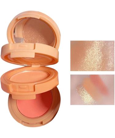 Blush Makeup Palette 3 Colors Blusher Compact Powder Makeup - Multi-Layer Facial Pressed Powder Cheek Matte Mineral Blush Blendable Long-Lasting All-Day Aezon 2# Milk Peach - Buy Online on GoSupps.com