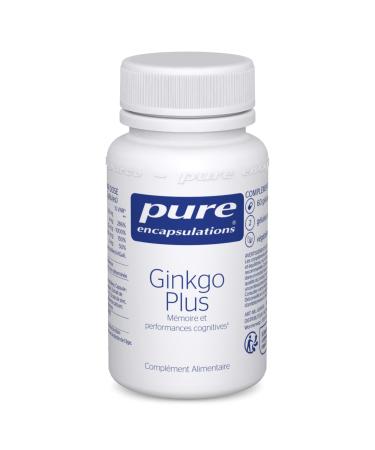 Pure Encapsulations - Ginkgo Plus - Memory and Concentration - With Vitamins B6, B12, Zinc and Folate - 60 Capsules