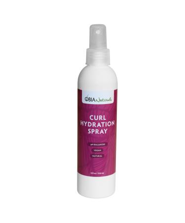 OBIA Naturals Curl Hydration Spray - Refreshing  Moisturizing  Nourishing Hydrator for Dry Hair and Curls  8 ounce.