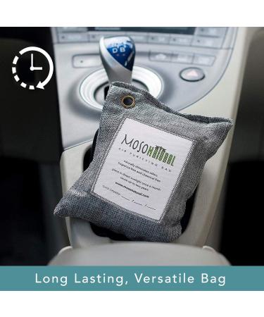 Moso Natural Air Purification Pocket - Odor Remover for Cars Cupboards Baths & Pets | Charcoal 200g - 1 Pack - Buy Online on GoSupps.com