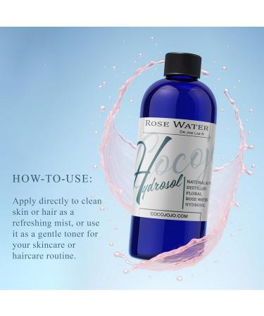 Hydrosol Spray Toner for face Rose Water Hydrating Face Mist, for Hydration Pure and Natural Rose Hydrosol for All Skin Types COCOJOJO Rose HYDROSOL - 32 oz - Buy Online on GoSupps.com