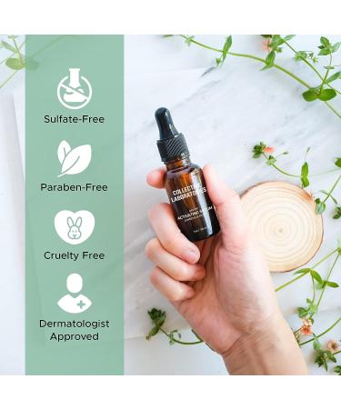 Collective Laboratories Activating Serum: Hair Growth Oil for Thinning Hair | Treats Scalp with Amino Acids, Minerals & Botanicals | 1 Month Supply - Buy Online on GoSupps.com