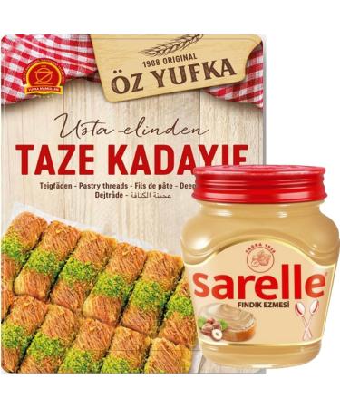 PUFAI Fresh Pastry Threads - Angel Hair Kataifi Kadayif Shredded Fillo - Pastry Dough - Taze Kadayif Threads - For Choco