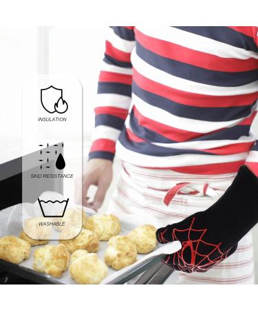 Buy Heat Resistant BBQ Gloves - Fireproof Oven Mitts for Grilling & Cooking | Insulated Kitchen Glove | 1pc - Buy Online on GoSupps.com